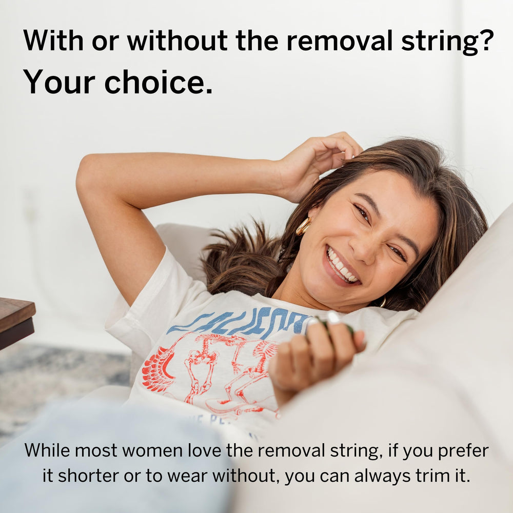 Pixie Cup secure fit resting on the pubic bone to minimize movement