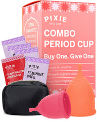 Pixie Cup soft silicone feel for comfortable all-day wear