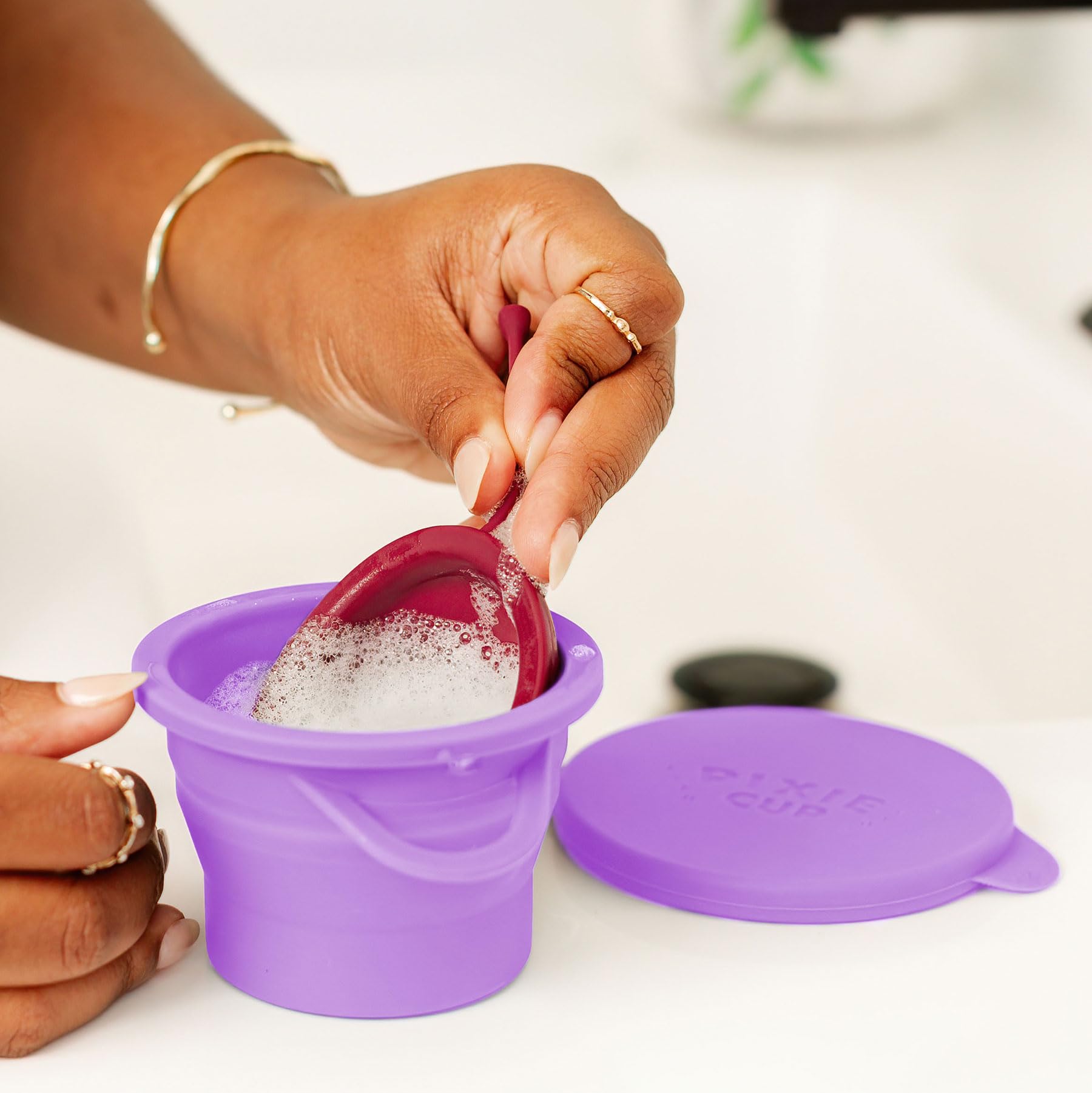 Pixie Cup supports buy-one-give-one program for those in need.