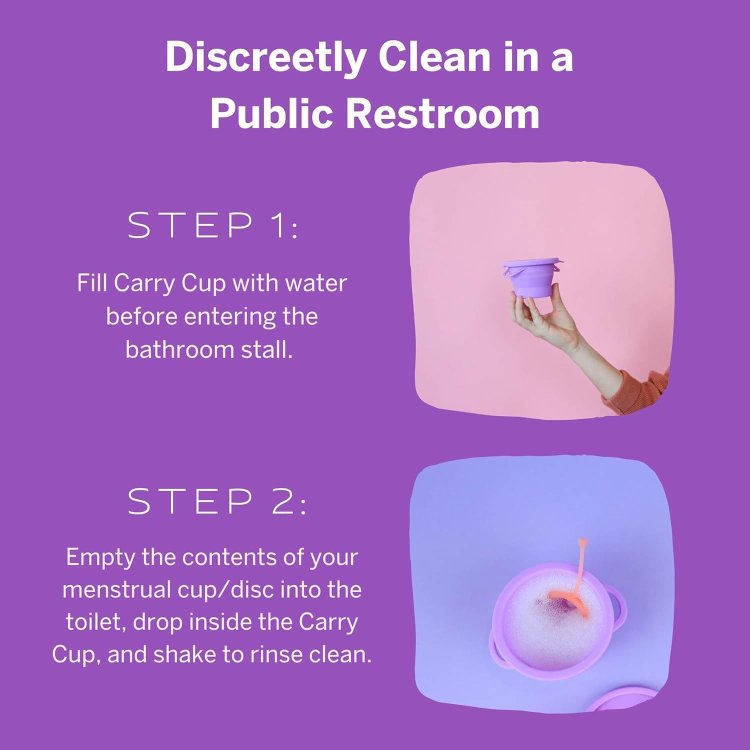 Pixie Cup sterilizing container is ideal for dorm bathrooms and shared living.