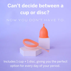 Pixie Disc medium image highlighting a flexible disc for everyday comfort