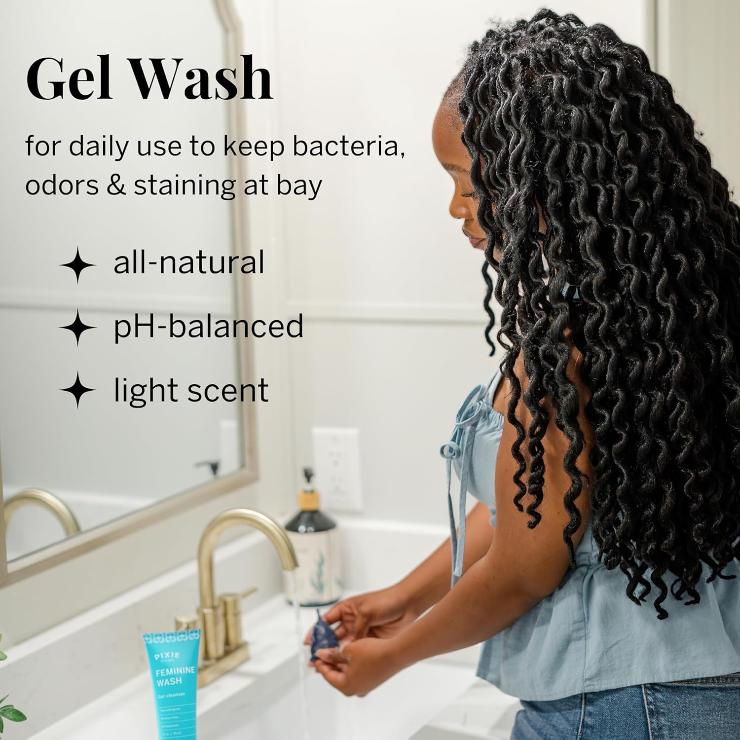 Pixie Wipes for quick refresh and clean hands.