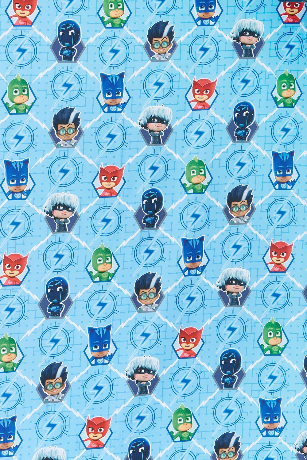 PJ Masks comforter on bed showing vibrant characters for imaginative nights