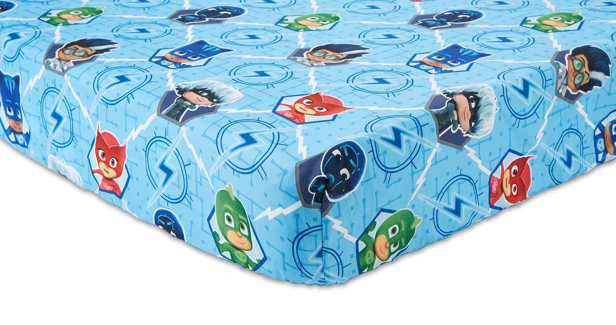 PJ Masks pillow case with heroic trio guards dreams in color