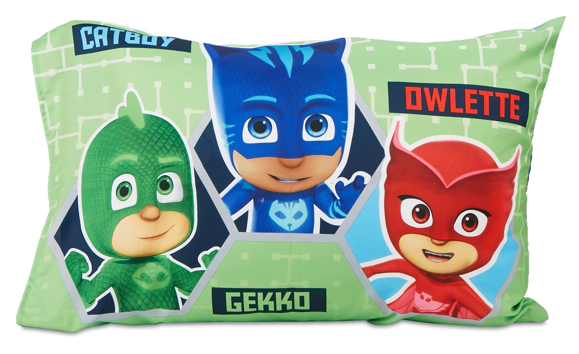PJ Masks 100% polyester fabric offers soft touch and easy care