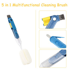 PJHAJH bottle brush with interchangeable heads for flexibility