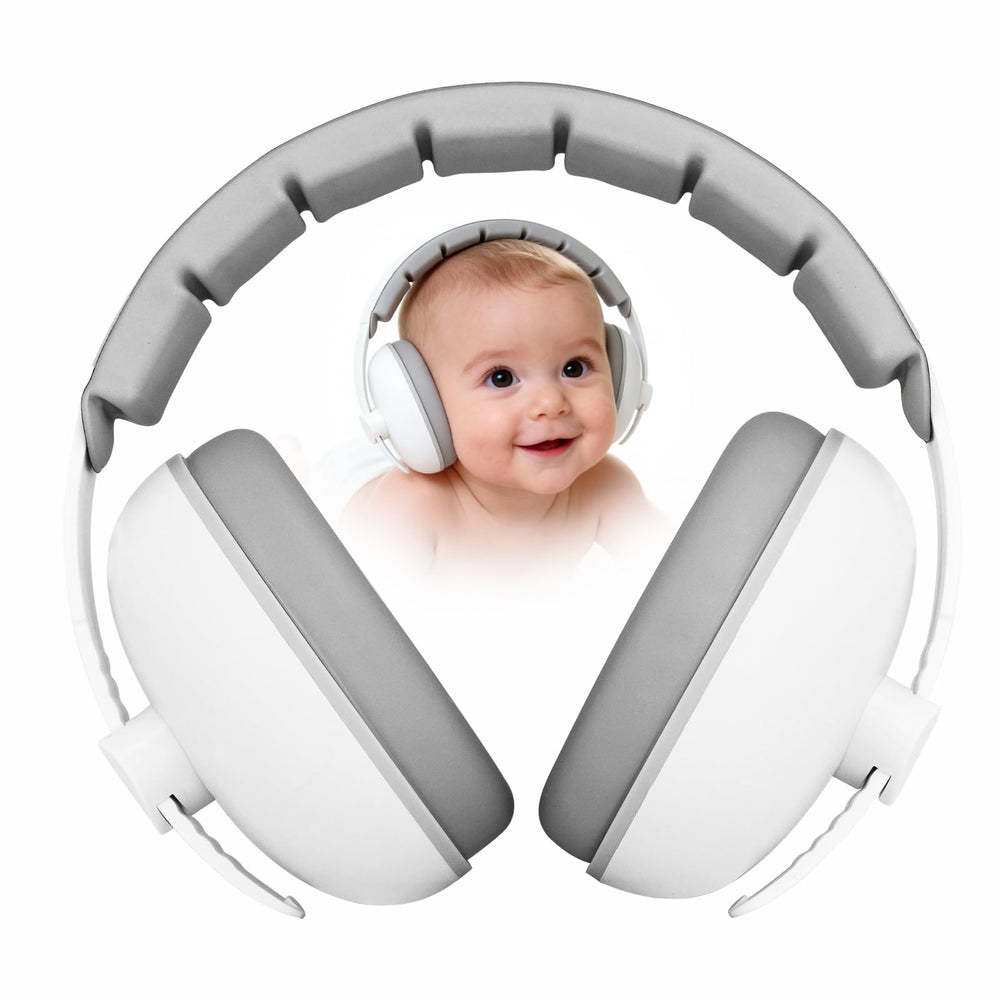PLANTURECO Baby Headphones front view with adjustable headband for comfortable noise protection.