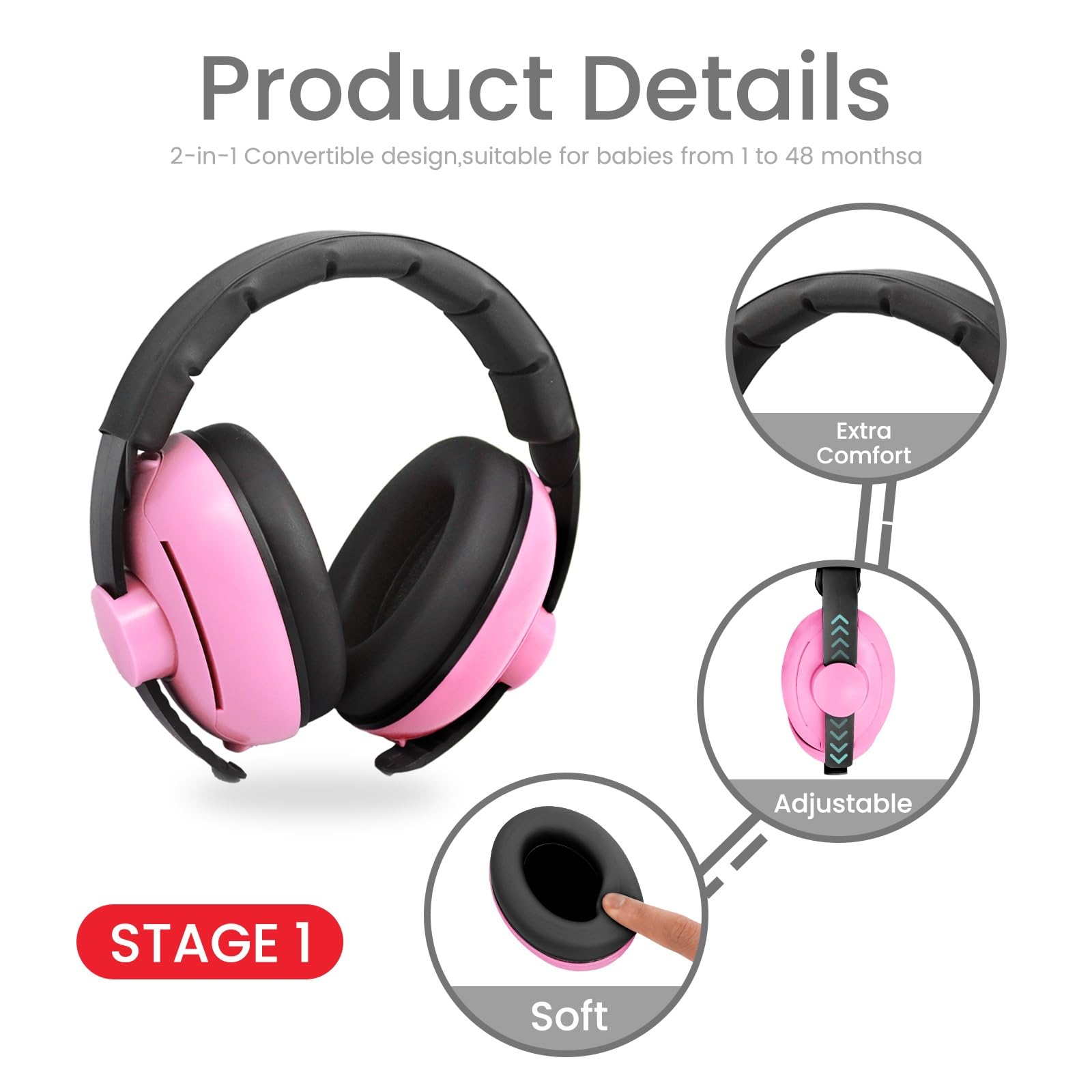 PLANTURECO travel-ready ear muffs reduce noise during flights