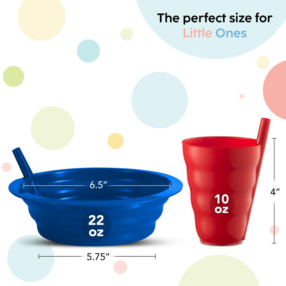 PLASKIDY BPA-free bowls and cups provide safe, toxin-free meals