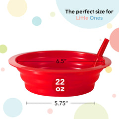 PLASKIDY bowls top-rack dishwasher safe for quick cleanup.