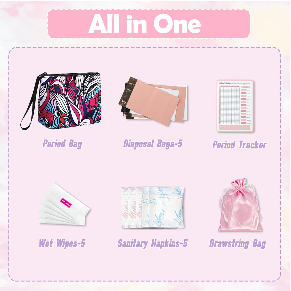 Playexen Neoprene Sanitary Pouch Leaf, durable and travel-friendly.