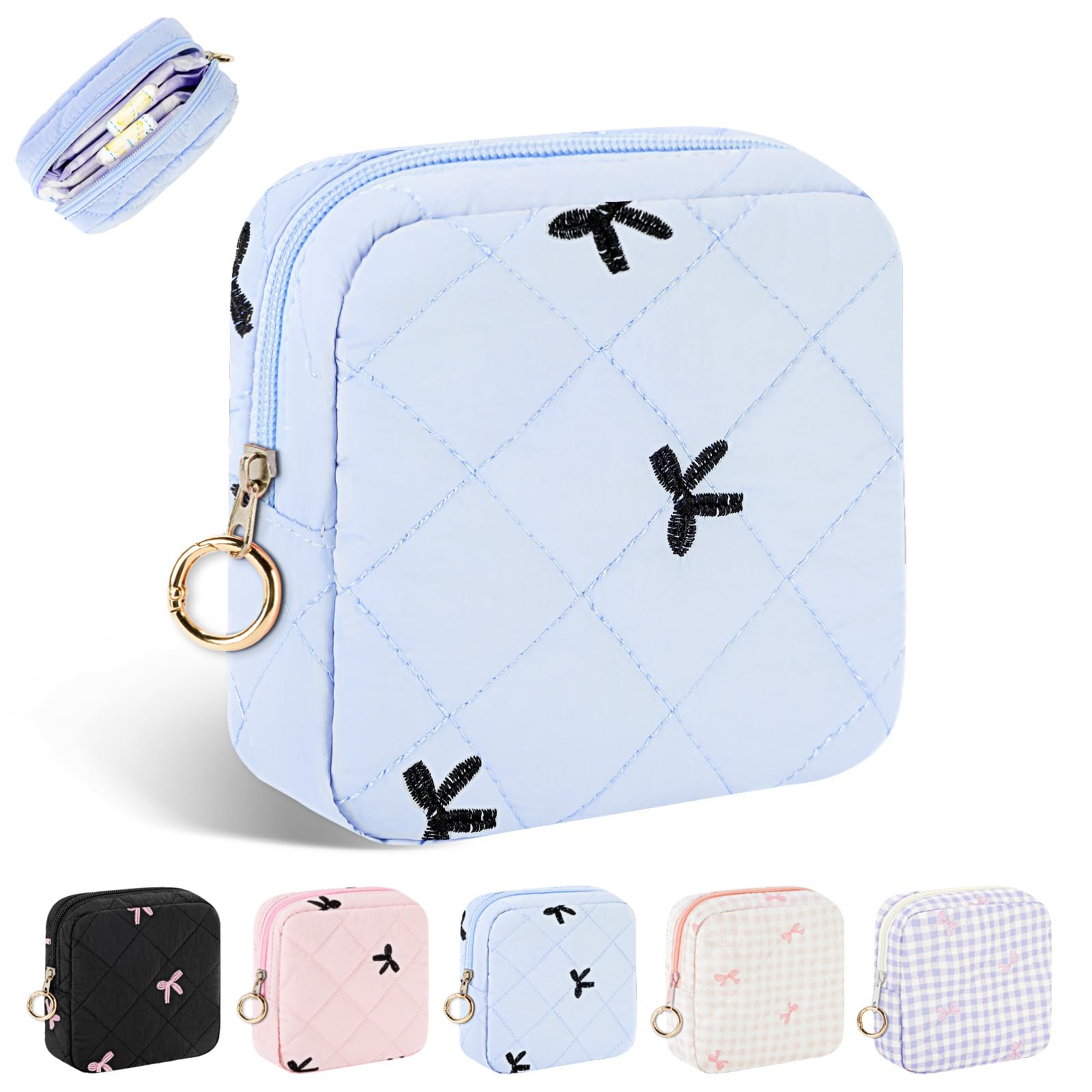 Playexen period bag compact size for discreet on-the-go storage.