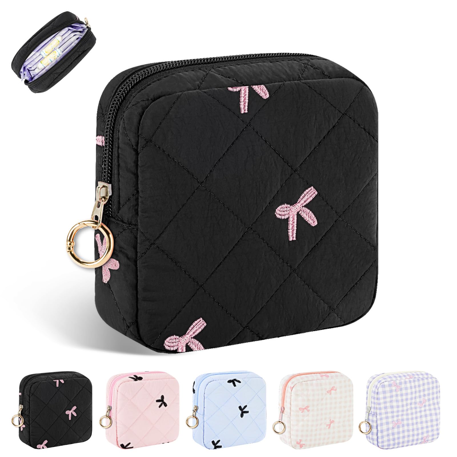 Playexen Period Bag compact small size fits in handbags for on the go use.