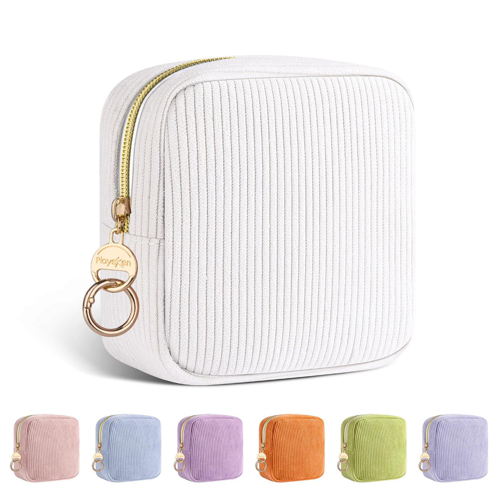 Playexen period bag corduroy-compact keeps essentials neatly organized.
