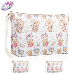 Playexen period bag with cute bears in pink for discreet everyday use