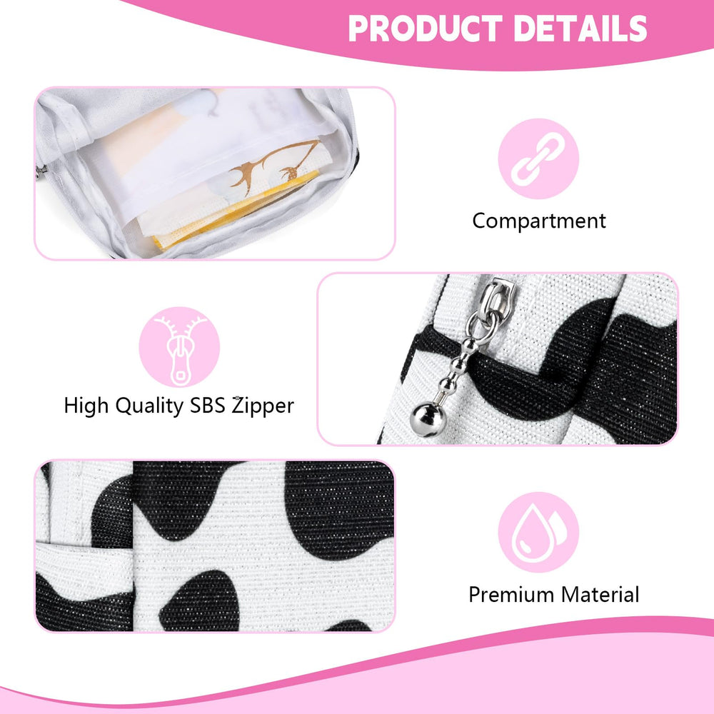 Playexen period bag interior capacity showing fits up to 10 pads and 4 tampons.