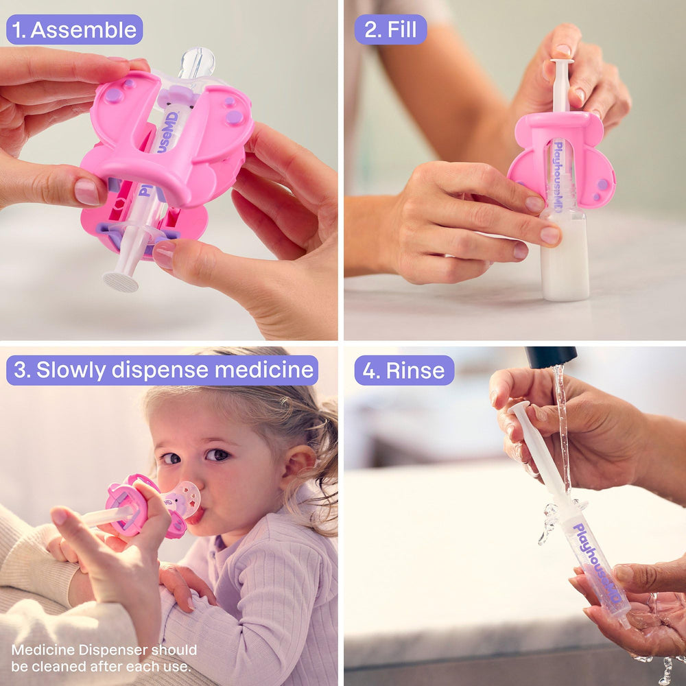 Playhouse MD Age-inclusive baby dispenser suits newborns through toddlers.