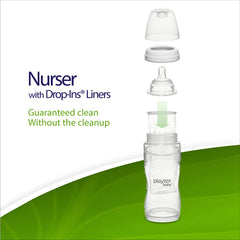 Playtex air-free feeding bottle supports natural breathing during meals