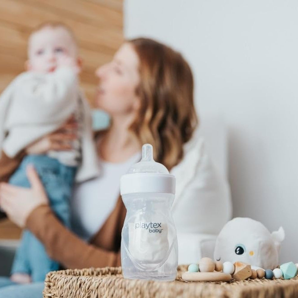 Playtex NaturaLatch nipple close-up, premium silicone for reliable transitions.