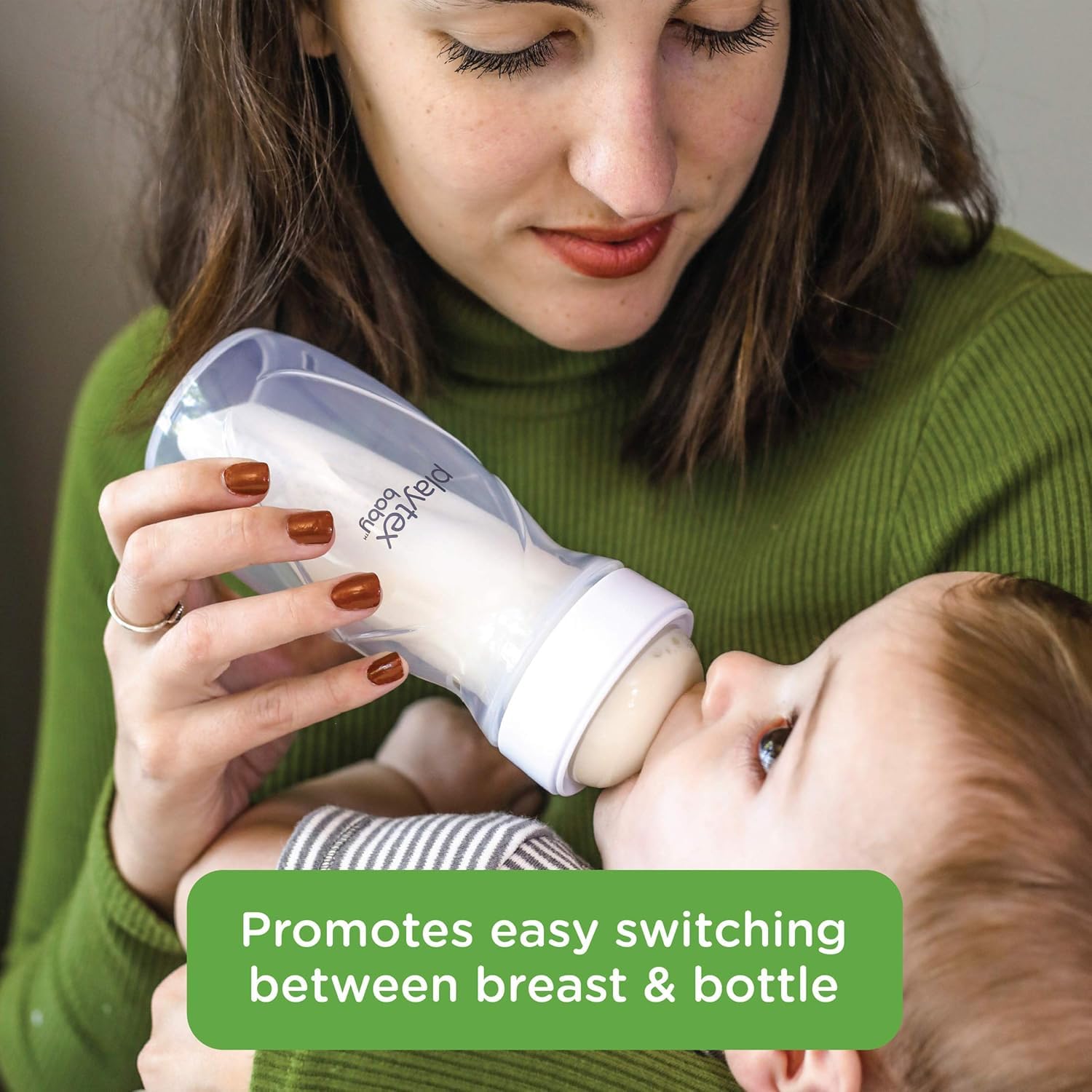 Playtex NaturaLatch nipples pack two for easy replacement and backup.