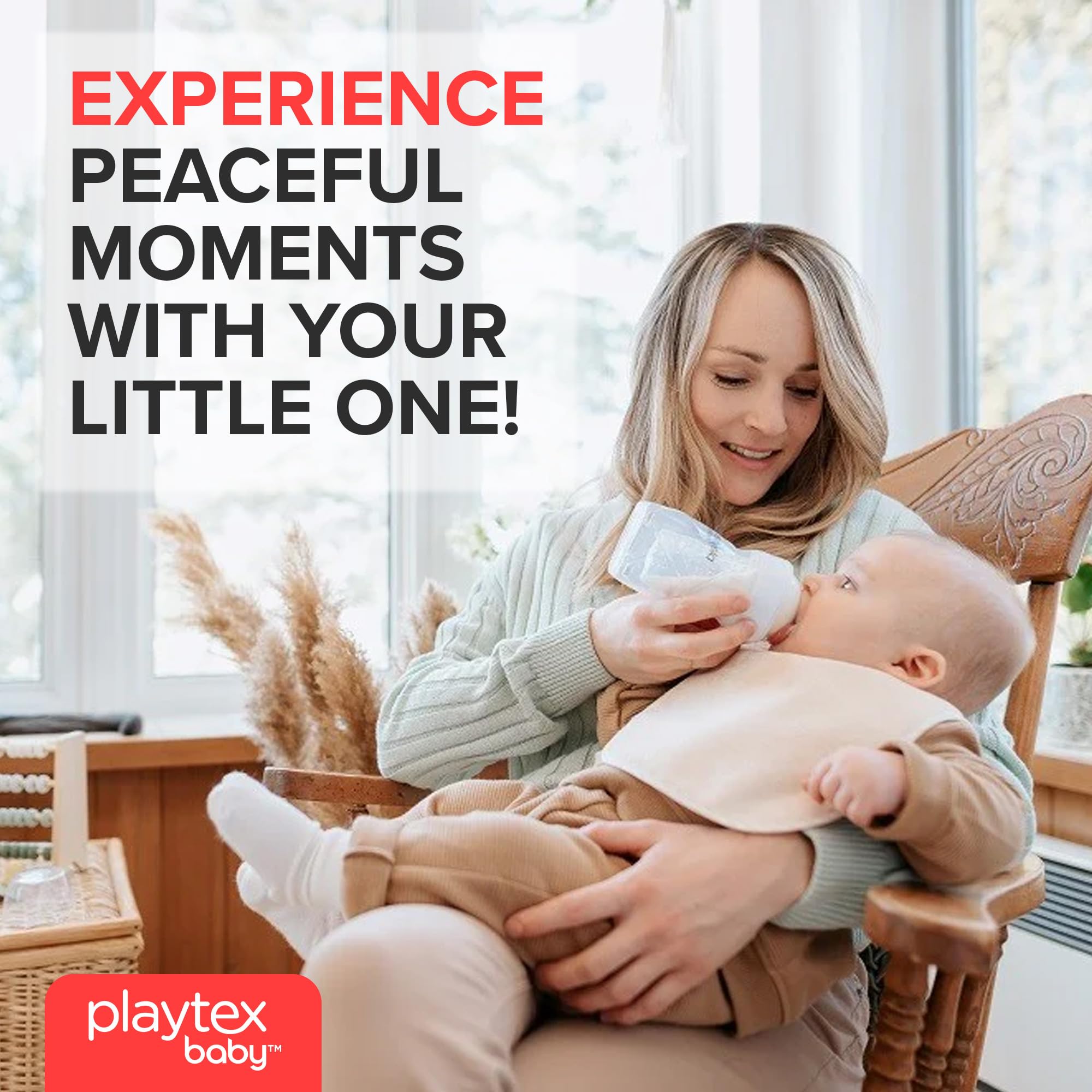 Playtex Baby Nurser 50-count box ready for travel-friendly feeding.