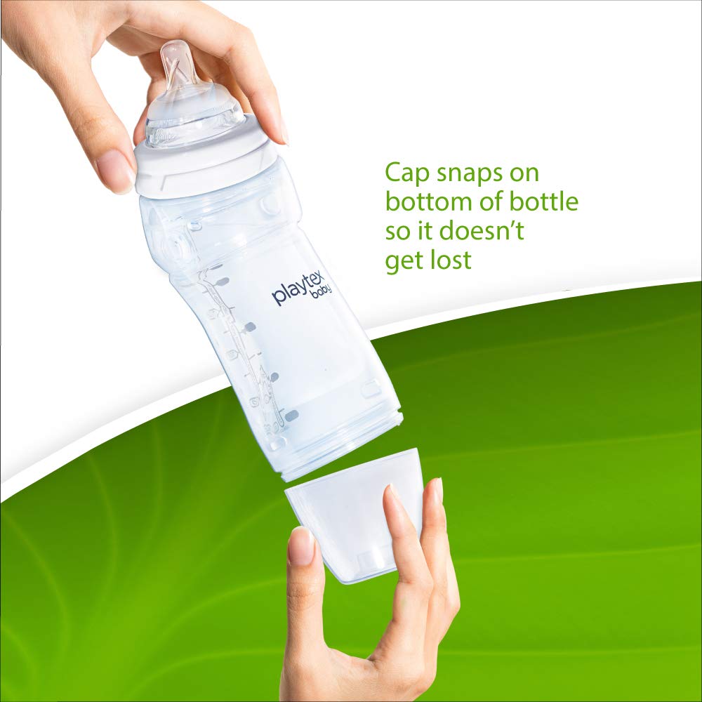Newborn feeding with Playtex Nurser bottle for gentle transitions