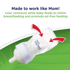 Playtex Baby Nurser bottle with pre-sterilized liner for quick, clean setup