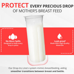 Playtex Baby Nurser liner recyclable packaging highlights responsible disposal.