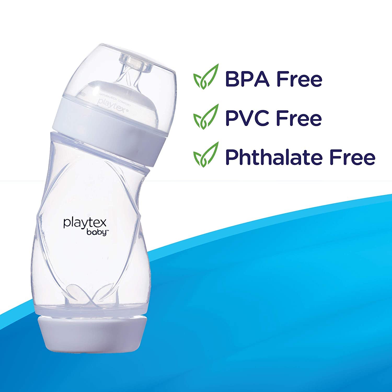 Angled design supports semi-upright feeding to help reduce reflux.