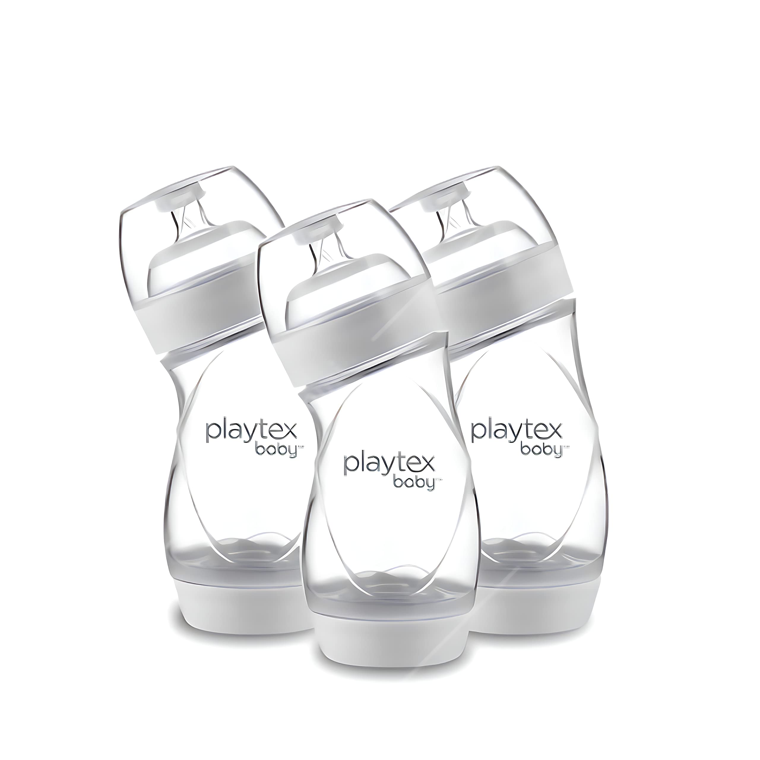 Playtex Baby Ventaire bottle front view with vented design for comfortable feeding.