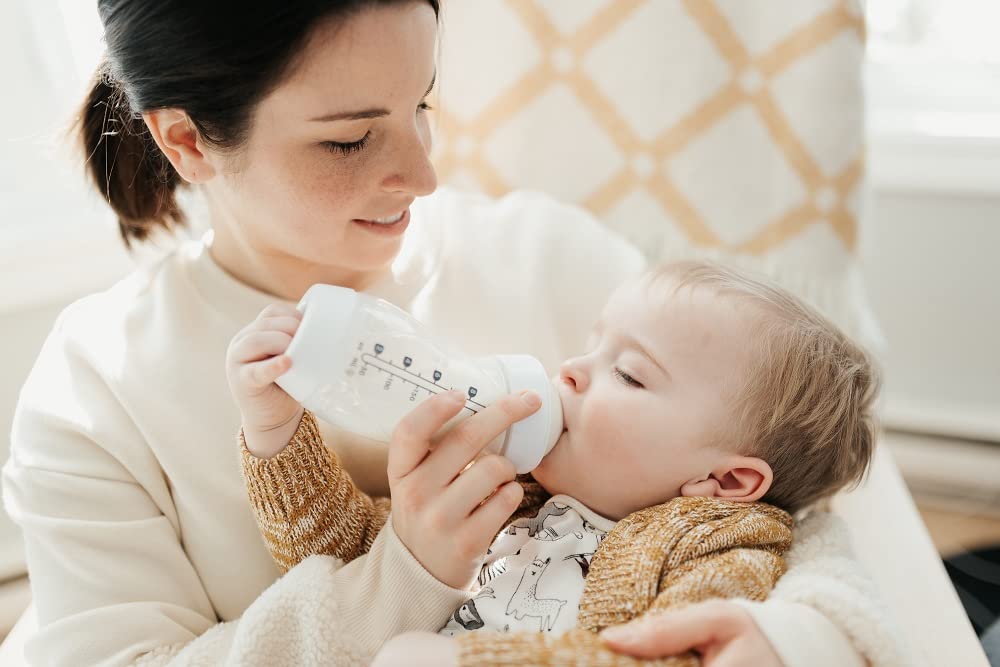 Three-pack Playtex Baby Ventaire bottles for daily use.