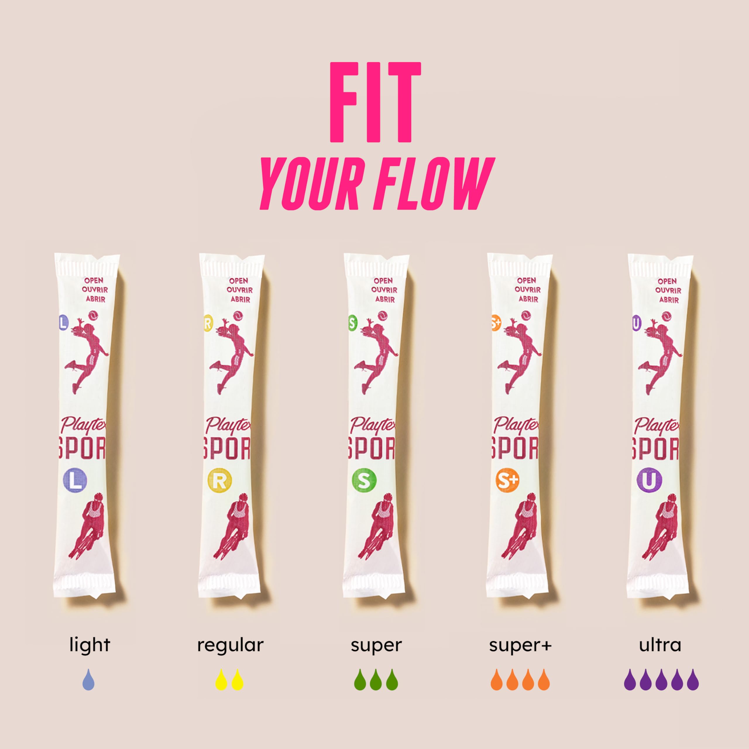 Playtex Sport athletic-movement design supports running, swimming, and stretching