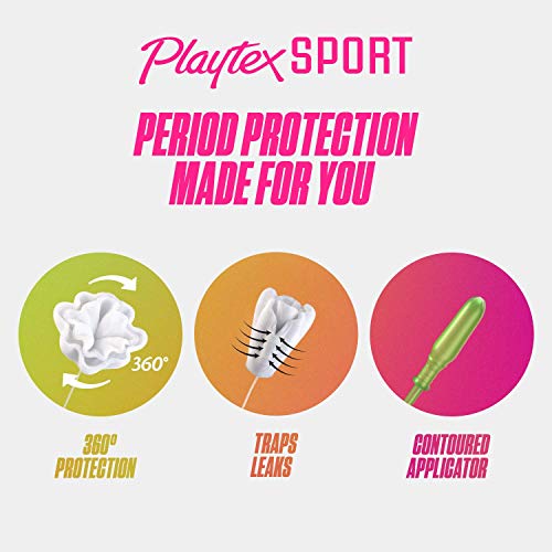 Playtex Sport tampon applicator design for easy insertion.