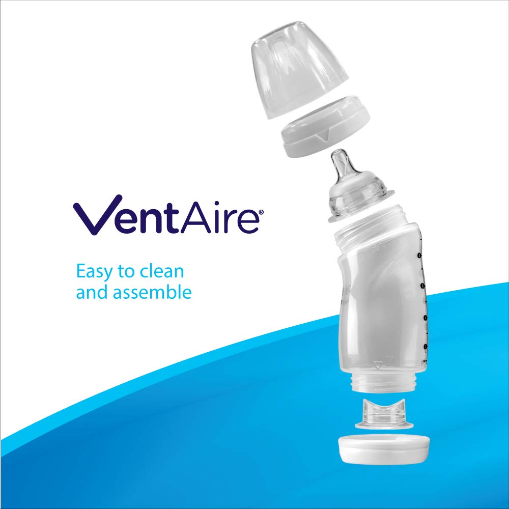 Playtex VentAire Advanced Wide Bottle BPA-free material supports safe feeding every day.