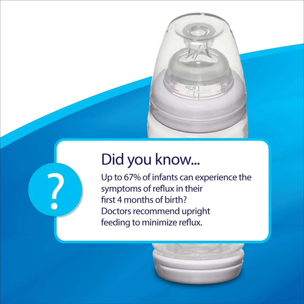 Playtex VentAire Advanced Wide Bottle easy-clean design opens at both ends for quick cleanup.