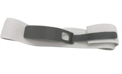 Close-up of anti-slip silicone grip on PLCEO legband for stable positioning.