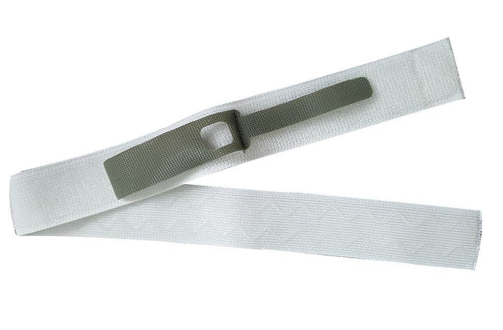 Stretchable PLCEO legband wraps around the leg for full range of motion without adhesives.