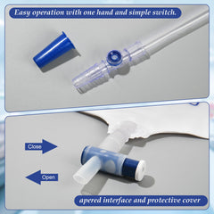 plceo sample port and markings aid easy output tracking.