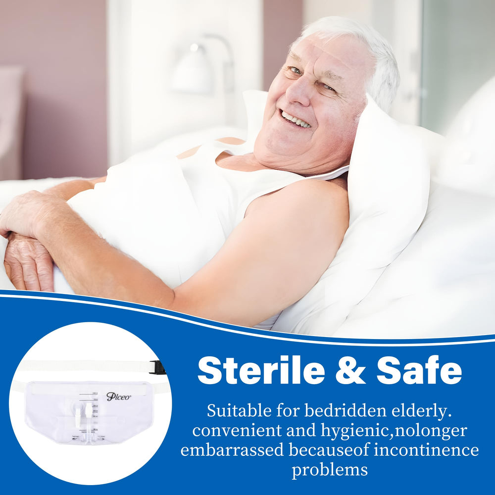 Plceo urine bag made from medical-grade materials for hygiene and comfort.