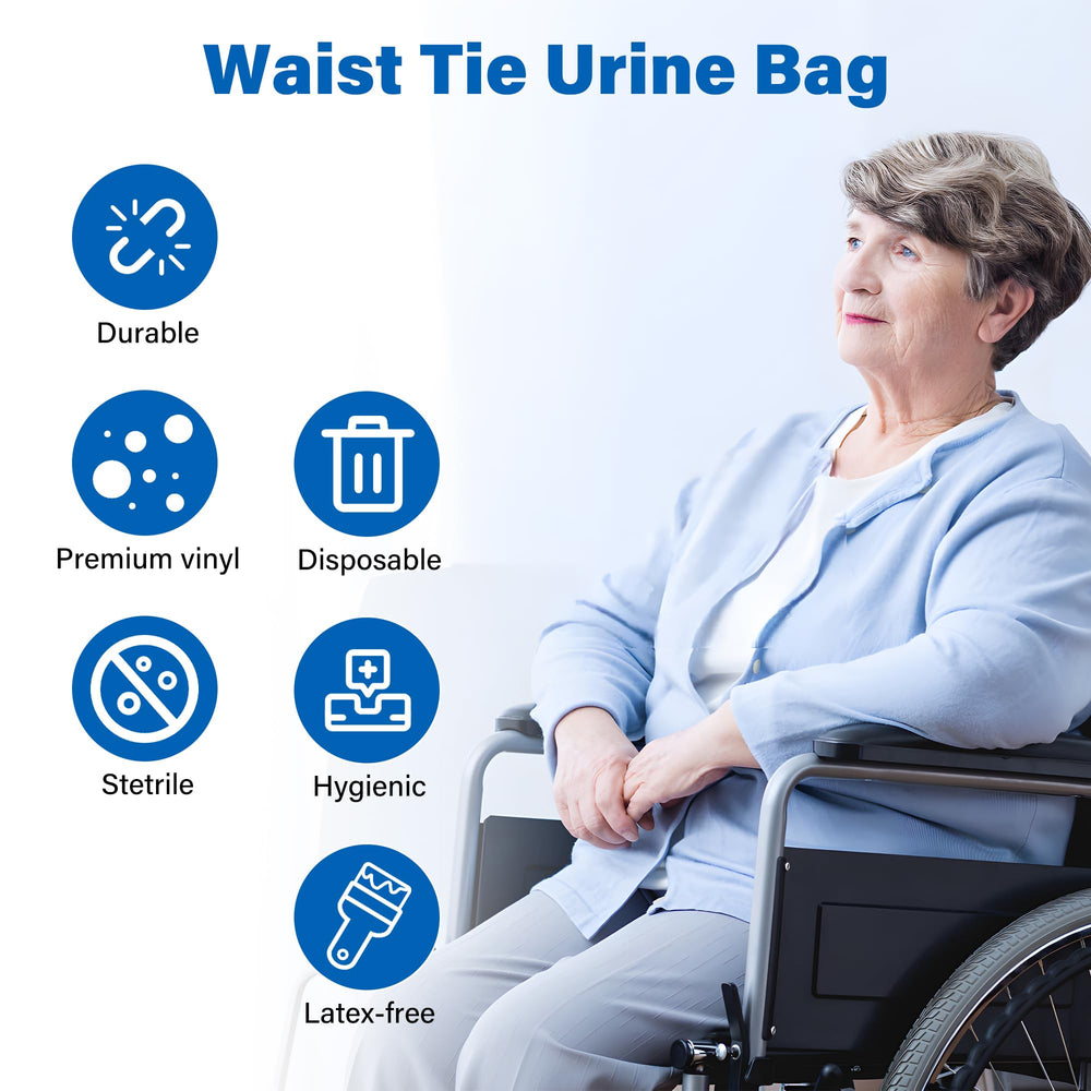 Plceo urine bag three-pack for versatile home or travel use.