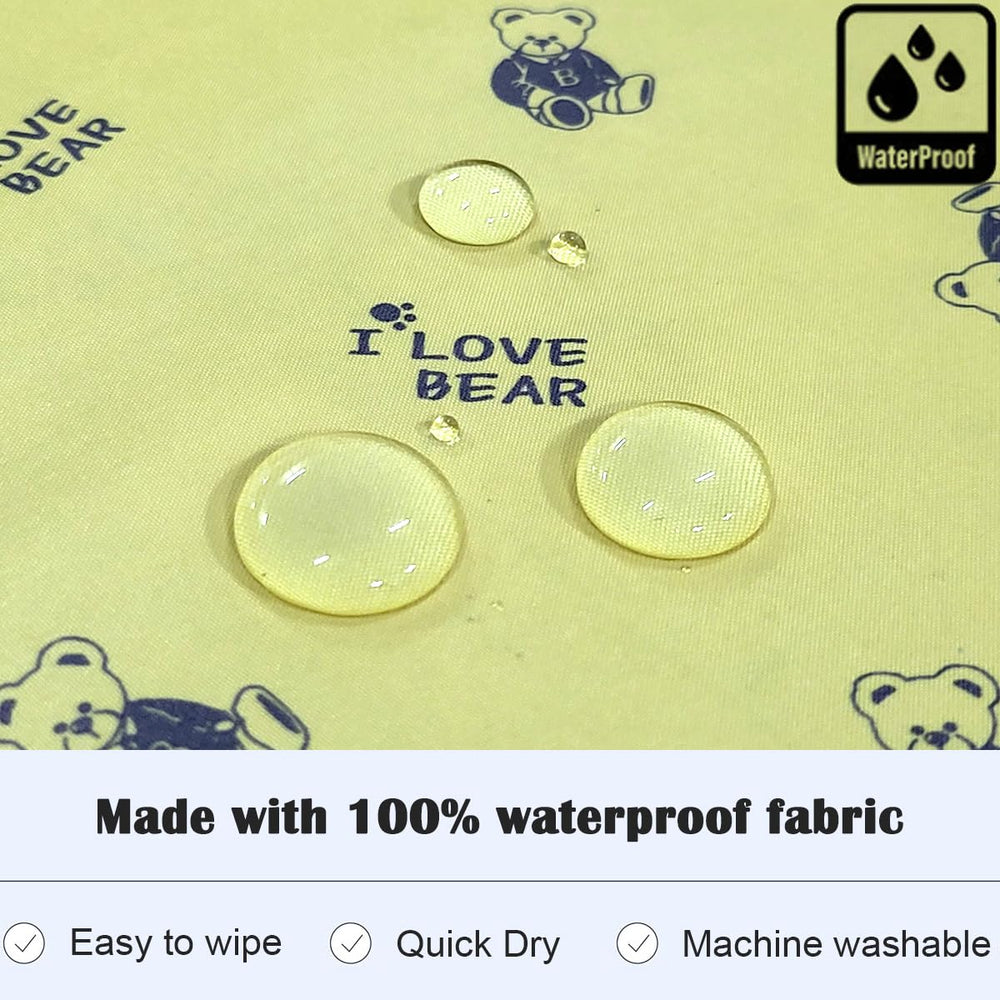 Plie bib adjustable-neck strap demonstrates easy wearing and secure fit.