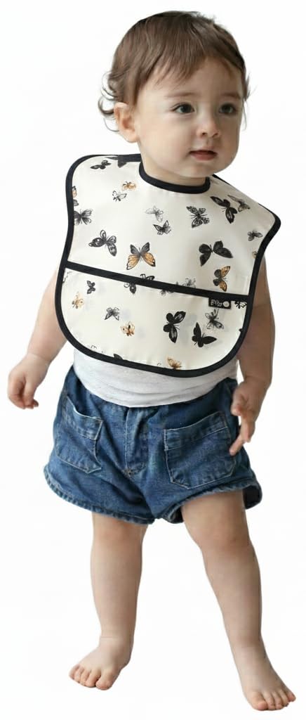 Plie Ivory Butterfly back-closure image demonstrates secure hook-and-loop fit for quick adjustments