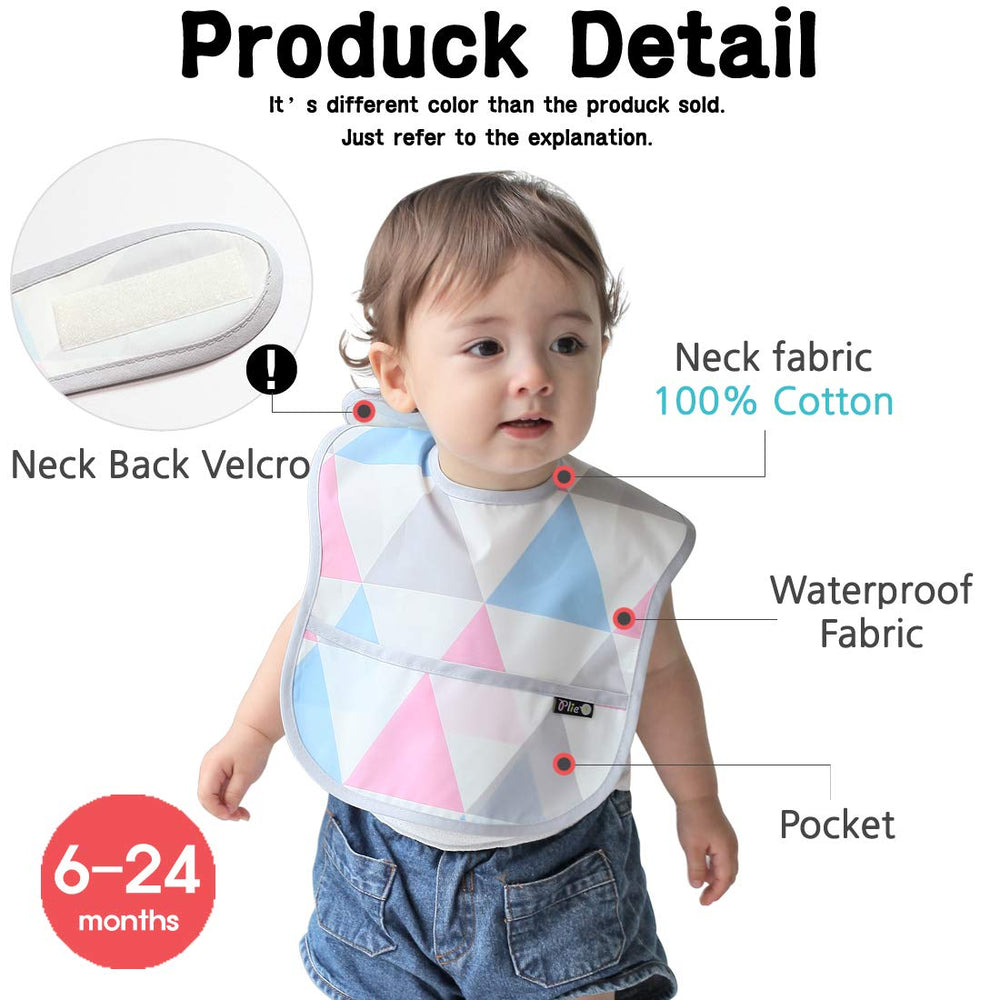 Machine-washable Plie bib remains durable after many washes