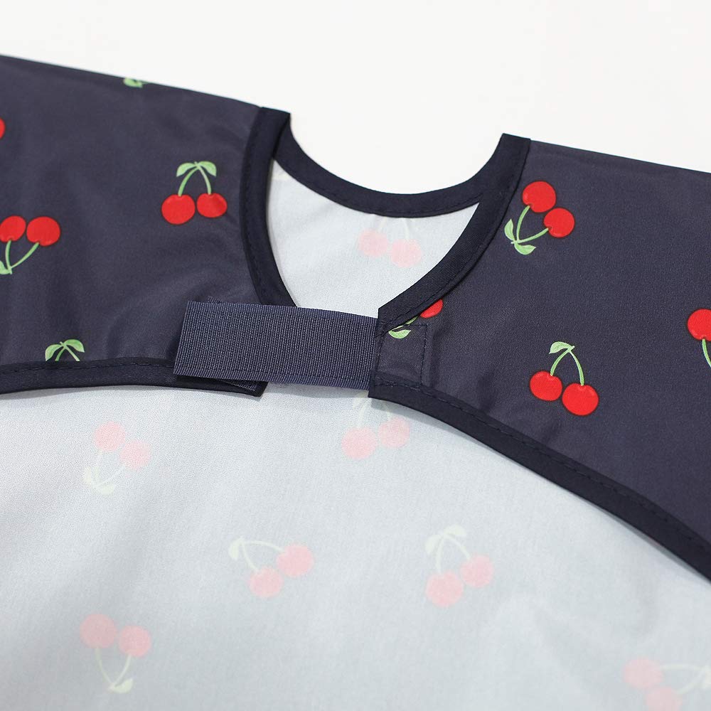 Plie bib with cotton-trim neckline delivers gentle comfort for sensitive skin.