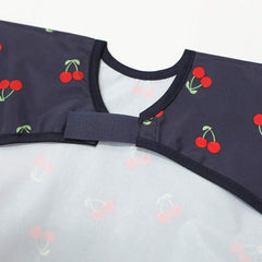 Plie bib with cotton-trim neckline delivers gentle comfort for sensitive skin.