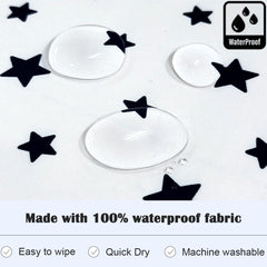 Plie waterproof fabric close-up shows easy wipe-clean surface.