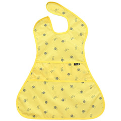 Plie full coverage bib yellow bear back view provides full protection during messy moments.
