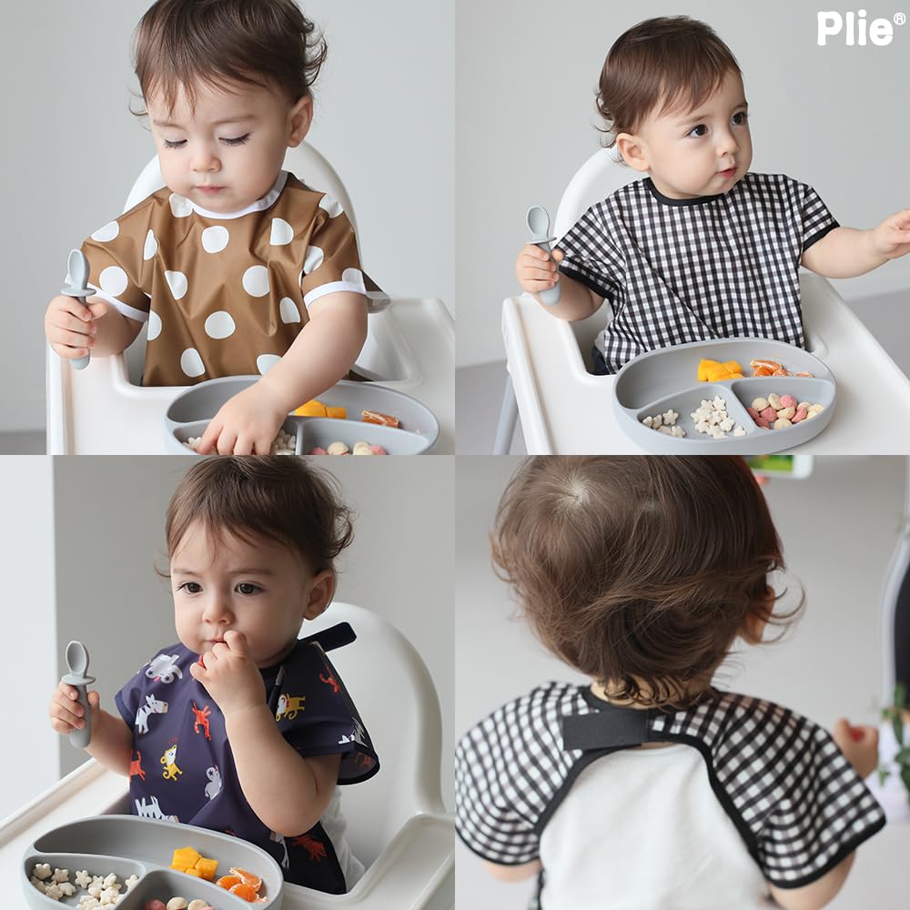 Plie tug-proof back closure stays secure on active toddlers.