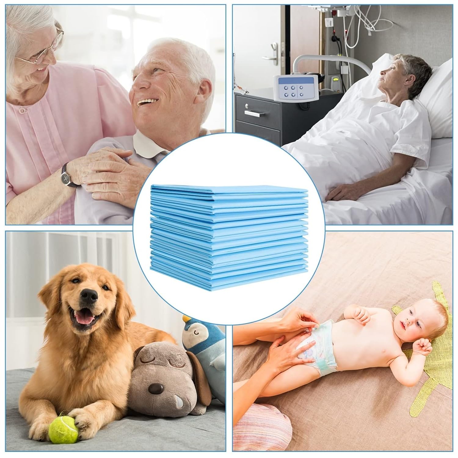 PLMMOUT pet bed and diaper changes pad offers versatile protection indoors and outdoors.