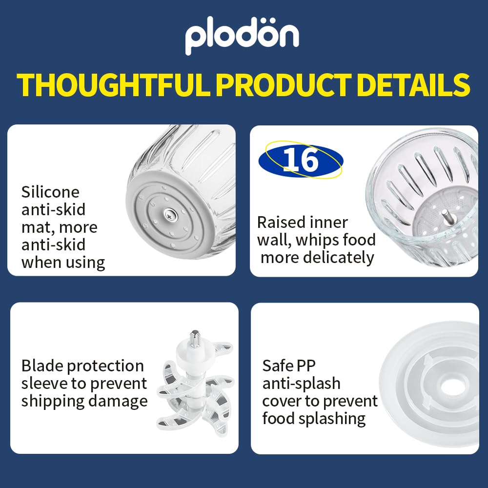 Plodon BPA-free materials ensure safe blending and storage
